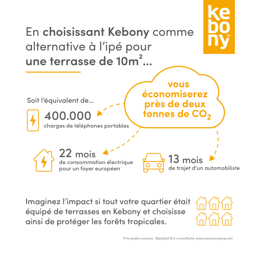 Pourquoi choisir Kebony comme alternative durable à l'ipé? [Infographie]